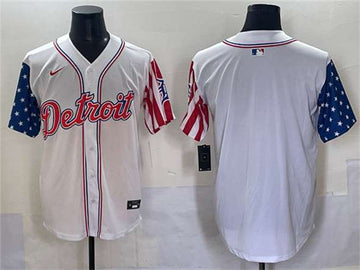 Custom Detroit Tigers white Vapor jersey
