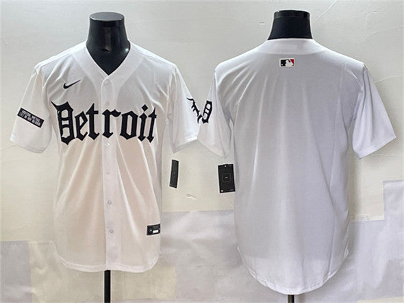Custom Detroit Tigers white jersey