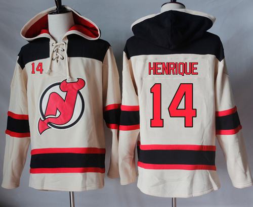 Adam Henrique New Jersey Devils cream jersey