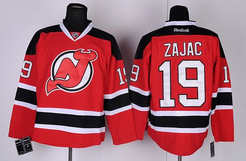 Travis Zajac New Jersey Devils red jersey