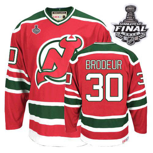 Martin Brodeur New Jersey Devils red Throwback jersey