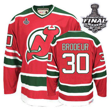 Martin Brodeur New Jersey Devils red Throwback jersey
