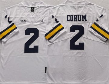 Michigan Wolverines white jersey