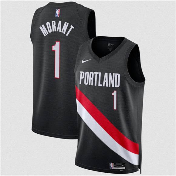 Ja Morant Portland Trail Blazers black jersey