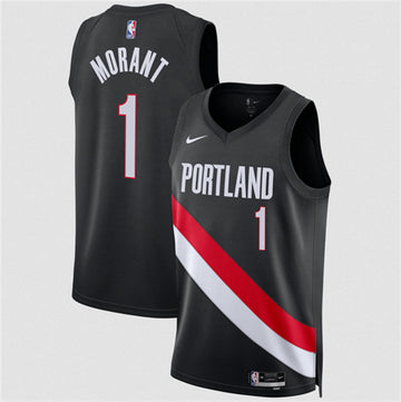 Ja Morant Portland Trail Blazers black jersey