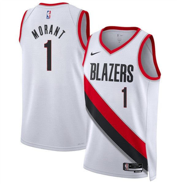 Ja Morant Portland Trail Blazers white jersey