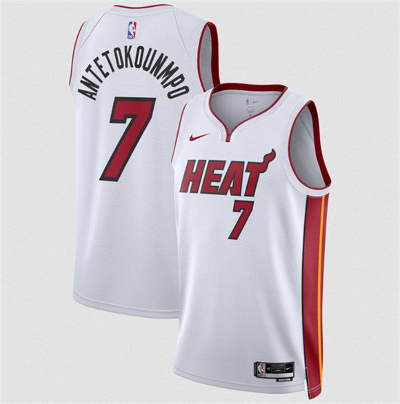 Giannis Antetokounmpo Miami Heat white jersey