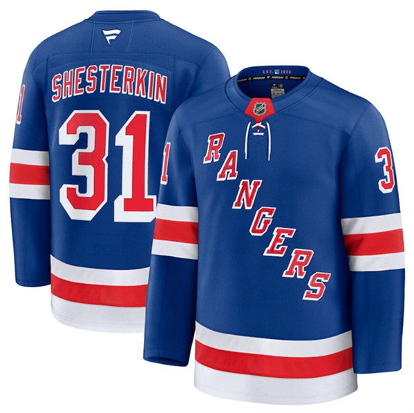 Igor Shesterkin New York Rangers royal Home jersey