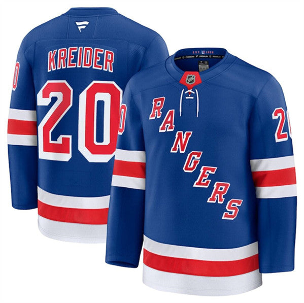 Chris Kreider New York Rangers royal Home jersey