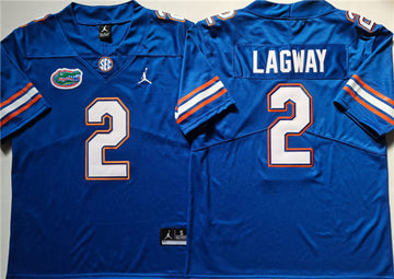 DJ Lagway Florida Gators royal jersey