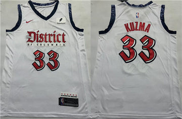 Kyle Kuzma Washington Wizards white jersey