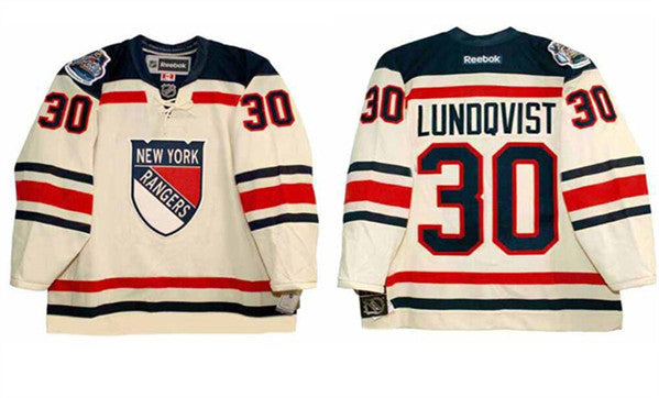 Henrik Lundqvist New York Rangers Winter Classic jersey