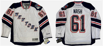 Rick Nash New York Rangers white jersey