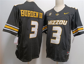 Luther Burden III Missouri Tigers black jersey