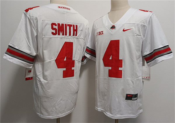 Jeremiah Smith Ohio State Buckeyes white Limited jersey