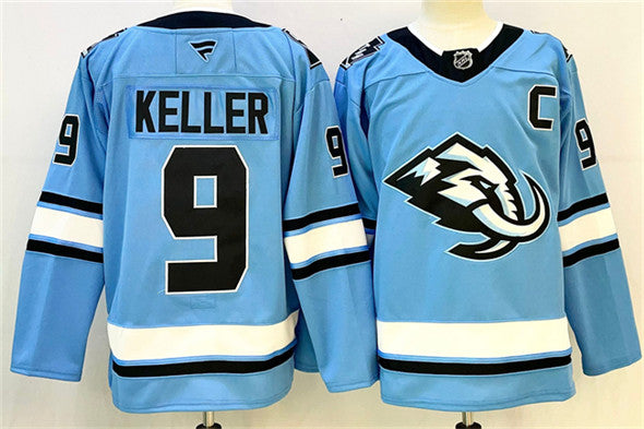Clayton Keller Utah Mammoth blue jersey