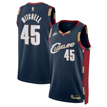Donovan Mitchell Cleveland Cavaliers navy Classic jersey