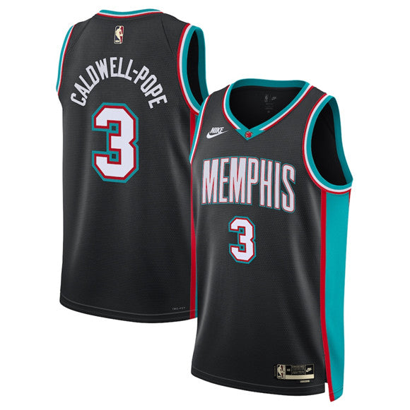 Kentavious Caldwell-Pope Memphis Grizzlies black Classic jersey
