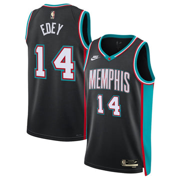 Zach Edey Memphis Grizzlies black Classic jersey