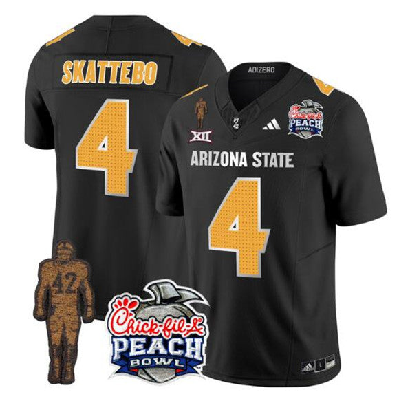 Cam Skattebo Arizona State Sun Devils black Vapor jersey
