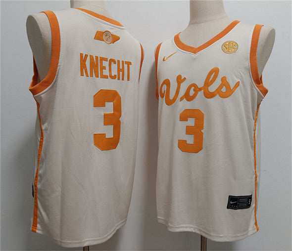 Dalton Knecht Tennessee Volunteers white jersey