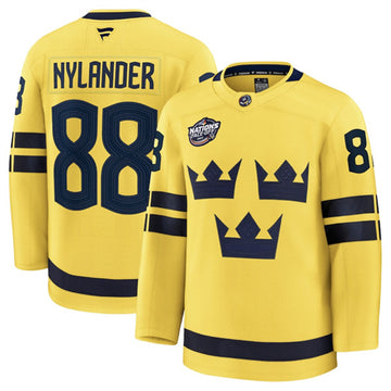 William Nylander Team Sweden yellow jersey
