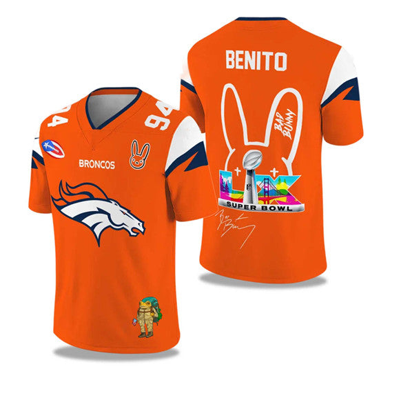 Denver Broncos orange jersey