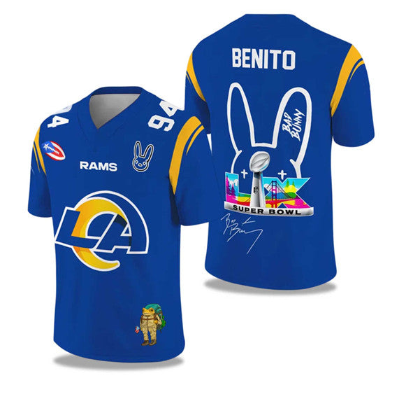 Los Angeles Rams blue jersey