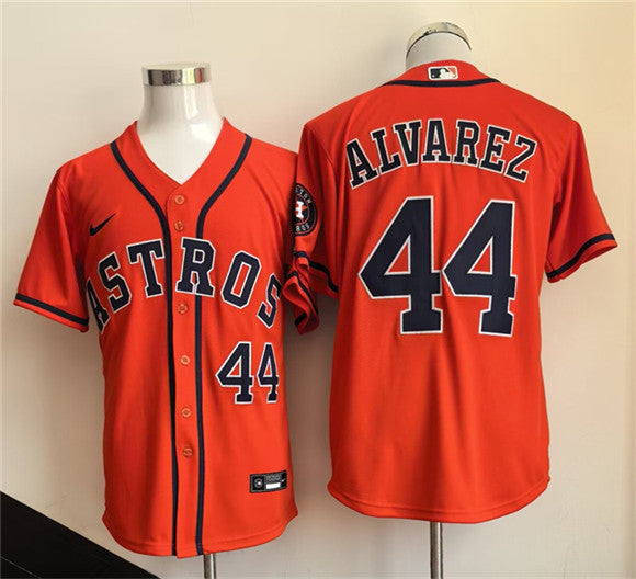 Yordan Alvarez Houston Astros orange Limited jersey