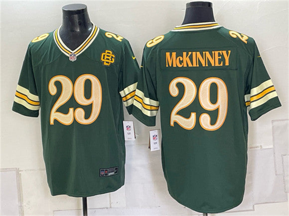 Xavier McKinney Green Bay Packers green Limited jersey