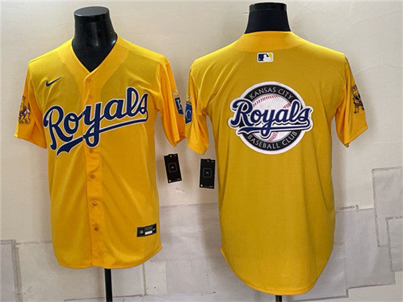 Kansas City Royals gold Vapor jersey