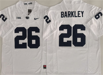 Saquon Barkley Penn State Nittany Lions white jersey