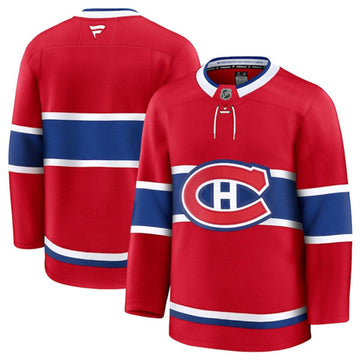 Custom Montreal Canadiens red Home jersey