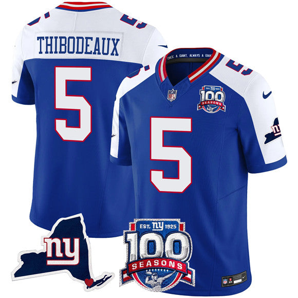 Kayvon Thibodeaux New York Giants royal Vapor jersey