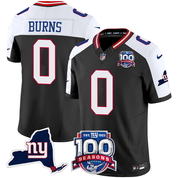 Brian Burns New York Giants black Vapor jersey