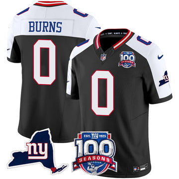 Brian Burns New York Giants black Vapor jersey