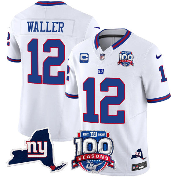 Brian Burns New York Giants white Vapor jersey
