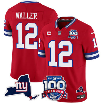 Brian Burns New York Giants red Vapor jersey