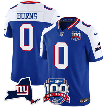 Brian Burns New York Giants royal Vapor jersey