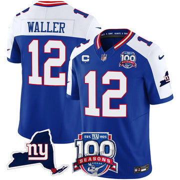 Brian Burns New York Giants royal Vapor jersey