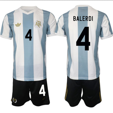 Leonardo Balerdi Argentina National Team Home jersey