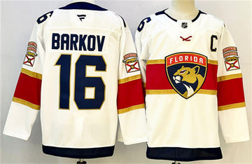 Aleksander Barkov Florida Panthers white Home jersey