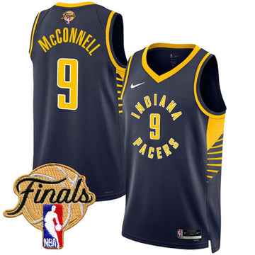 T.J. McConnell Indiana Pacers navy jersey