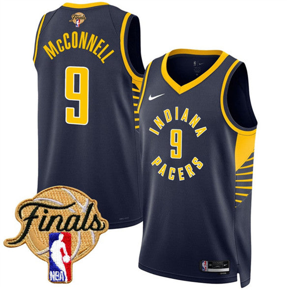 T.J. McConnell Indiana Pacers navy jersey