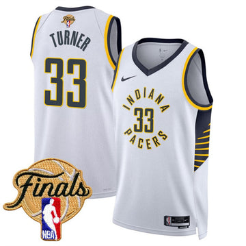 Myles Turner Indiana Pacers white jersey