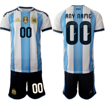 Custom Argentina National Team Home jersey