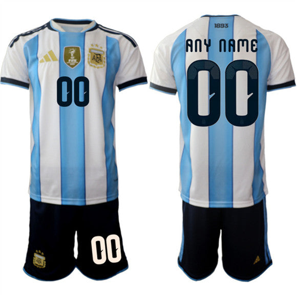 Custom Argentina National Team Home jersey