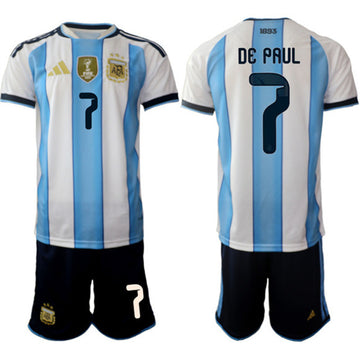 Rodrigo Javier De Paul Argentina National Team Home jersey