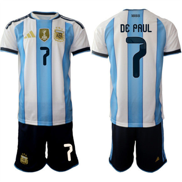 Rodrigo Javier De Paul Argentina National Team Home jersey
