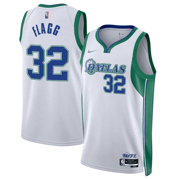 Cooper Flagg Dallas Mavericks white City Edition jersey